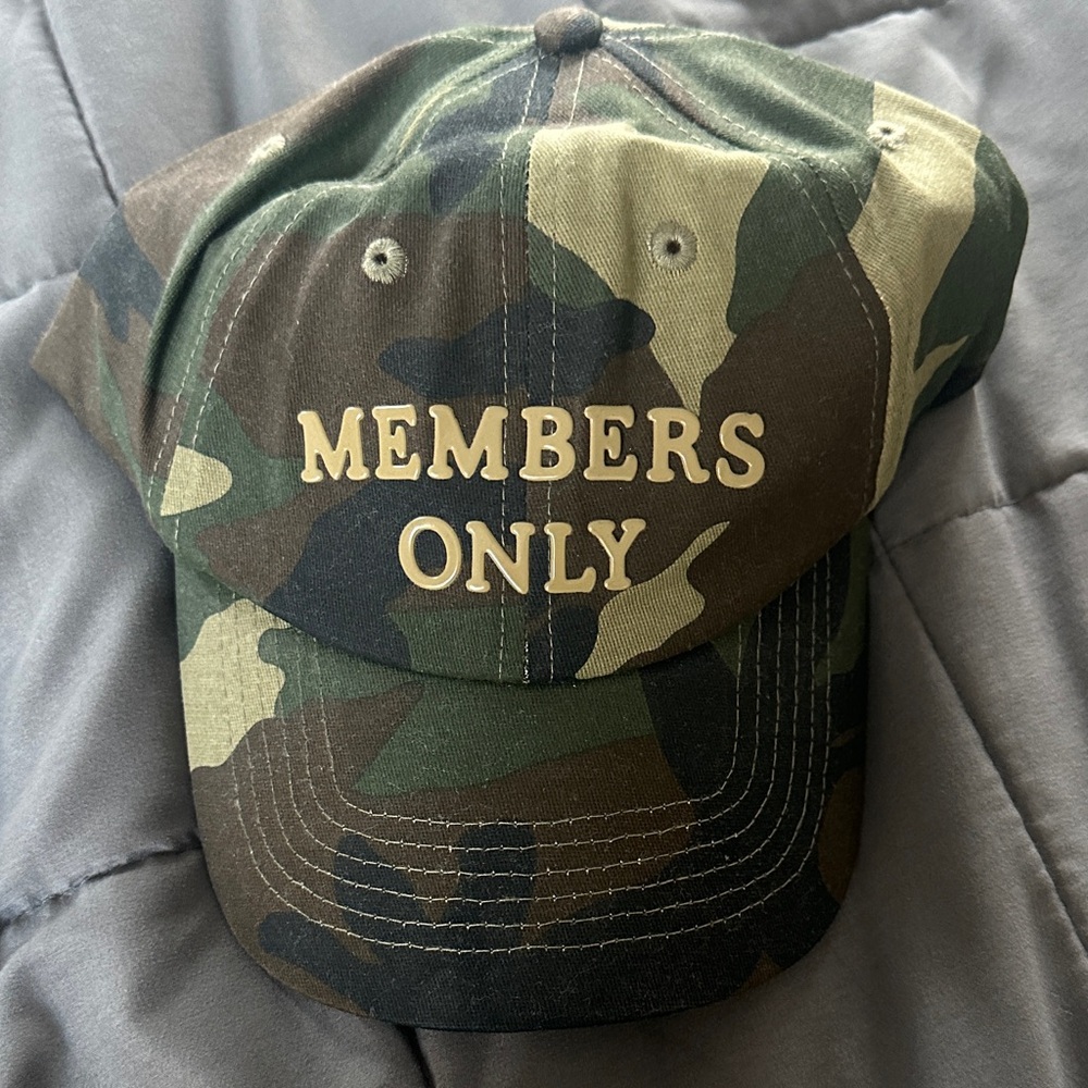 Members Only Camouflage Hat
